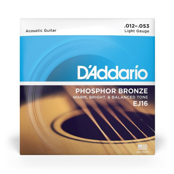 D`Addario EJ16 Saitensatz Westerngitarre 012er Phosphor Bronze